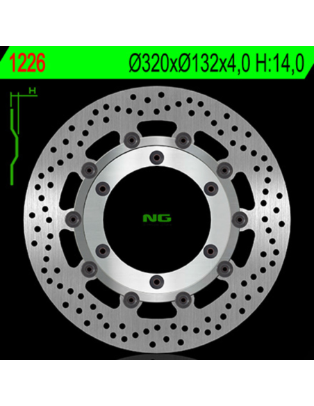Disque de frein Avant NG BRAKES YAMAHA
