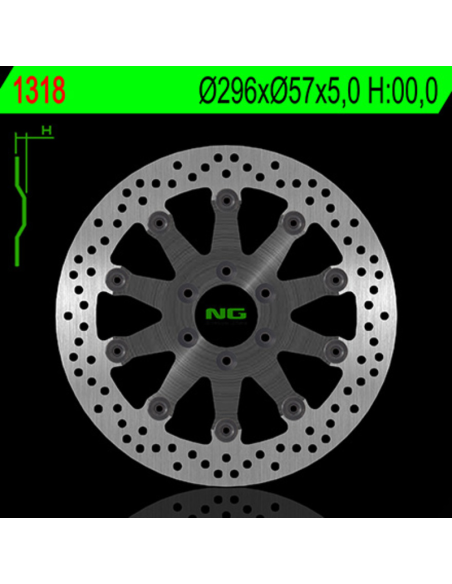 Disque de frein Avant NG BRAKES SUZUKI
