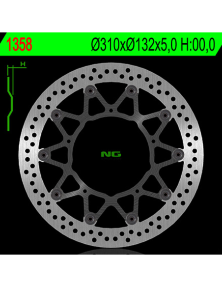Disque de frein Avant NG BRAKES YAMAHA