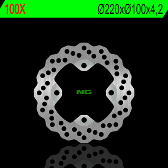Disque de frein à pétales fixe arrière NG Wave pour Kawasaki 600/636/650/750/900/1000cc