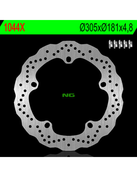 Disque de frein à pétales fixe avant NG Wave pour BMW