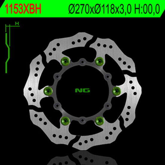 Disque de frein Avant NG BRAKES YAMAHA - FANTIC - SUZUKI