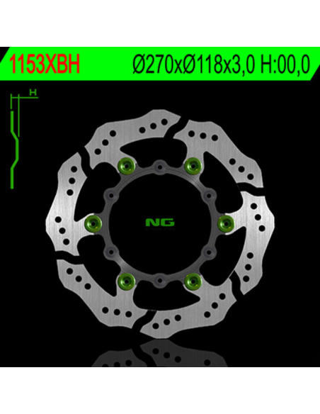 Disque de frein Avant NG BRAKES YAMAHA - FANTIC - SUZUKI