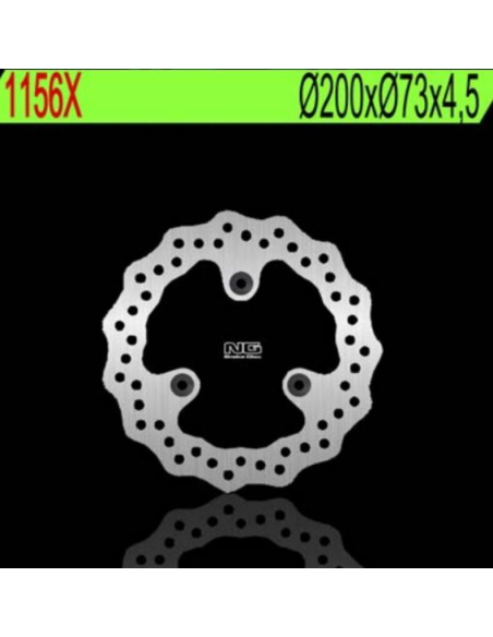 Disque de frein Arrière NG BRAKES SYM