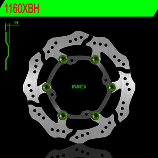Disque de frein avant NG fixe pétale SUZUKI RM RMZ 270mm Oversize
