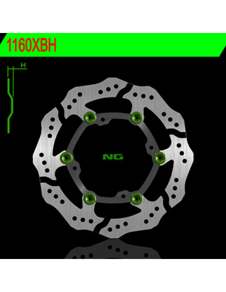 Disque de frein avant NG fixe pétale SUZUKI RM RMZ 270mm Oversize