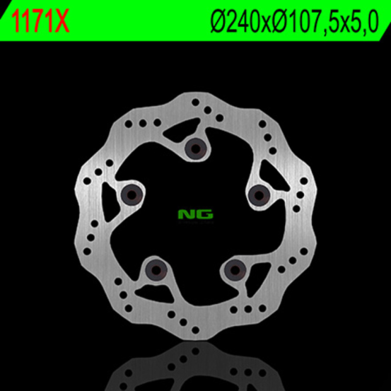 Disque de frein à pétales fixe arrière NG Wave pour KTM