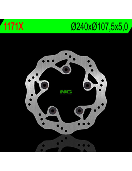 Disque de frein à pétales fixe arrière NG Wave pour KTM