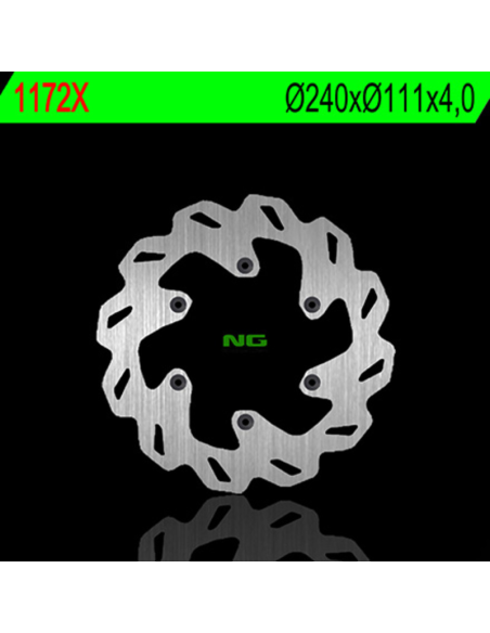 Disque de frein à pétales fixe arrière NG Wave pour KTM
