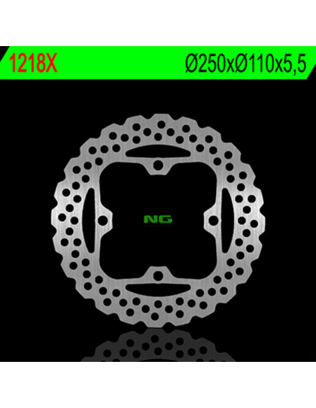 Disque de frein à pétales fixe arrière NG Wave 750/1000 Z 2007-2013 et 1400 GTR/ZZR 06-13