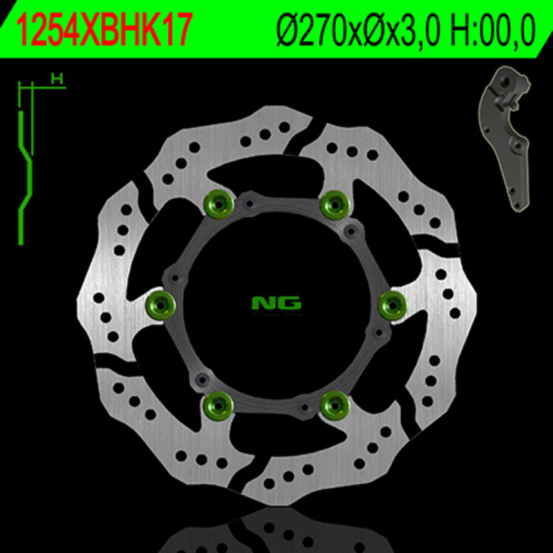 Disque de frein à pétales avant Ø270 NG Husaberg KTM