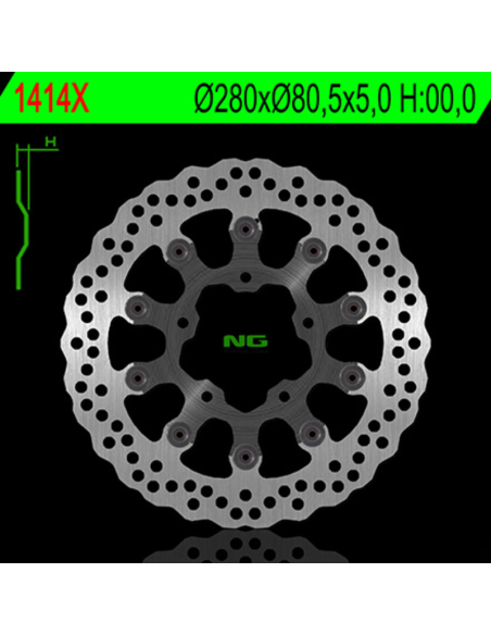 Disque de frein Avant NG BRAKES KAWASAKI
