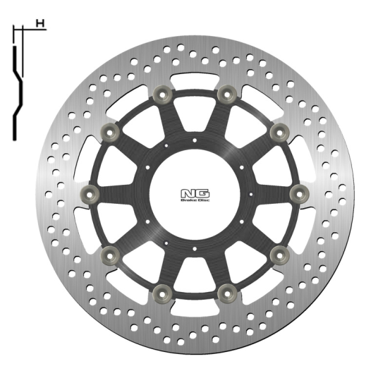 Disque de frein Avant NG BRAKES HONDA