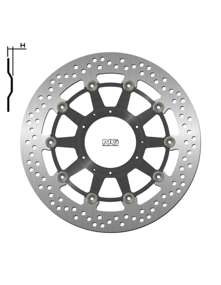 Disque de frein Avant NG BRAKES HONDA