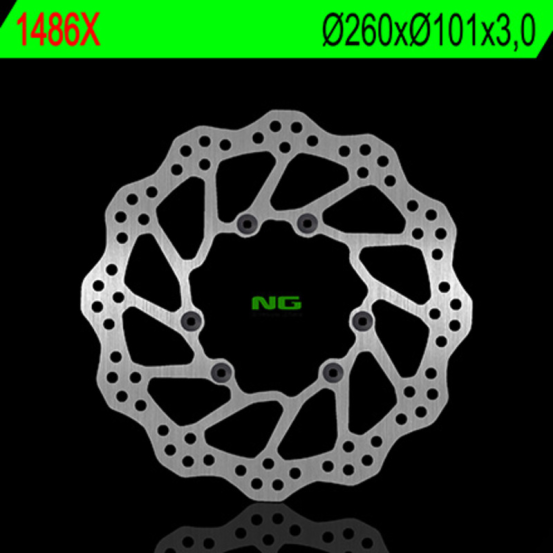 Disque de frein avant NG fixe pétale Honda 250/300/450 CRF 2015-2026