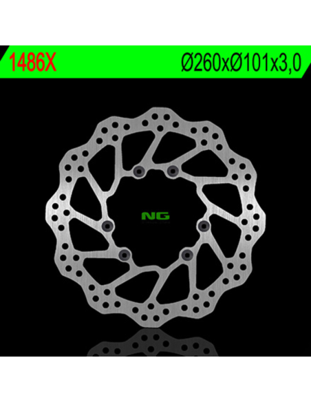Disque de frein avant NG fixe pétale Honda 250/300/450 CRF 2015-2026