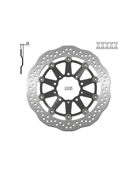 Disque de frein Avant NG BRAKES KAWASAKI