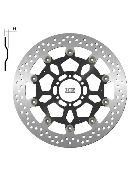 Disque de frein Avant NG BRAKES 320x64x5