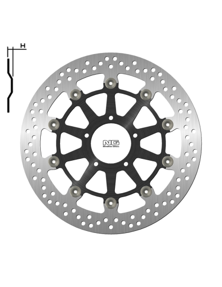 Disque de frein Avant NG BRAKES 320x72x5