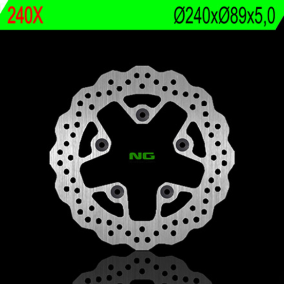 Disque de frein à pétales fixe arrière NG Wave pour Kymco, Suzuki