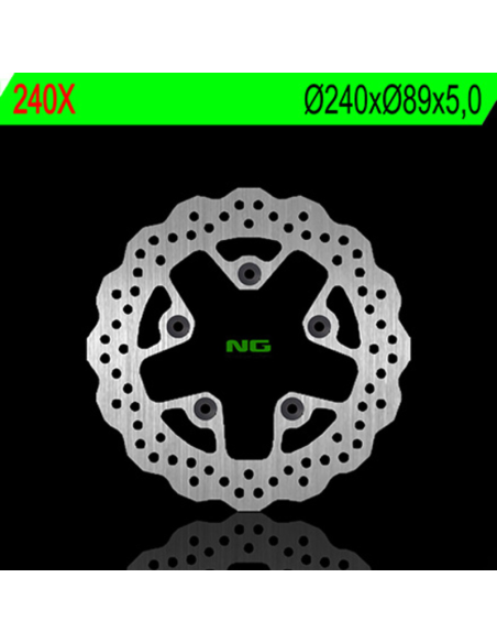 Disque de frein à pétales fixe arrière NG Wave pour Kymco, Suzuki