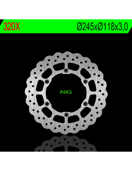 Disque de frein NG à pétales avant 245x118x3,0