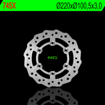 Disque de frein NG à pétales avant 220x100x3,0
