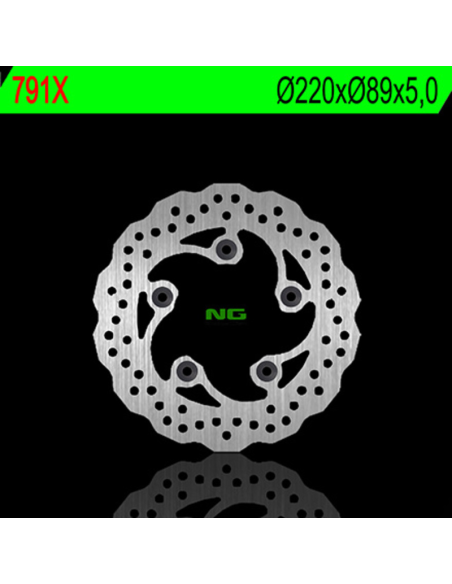 Disque de frein à pétales fixe arrière NG Wave pour SUZUKI GSX-R/SV/TLR/TLS