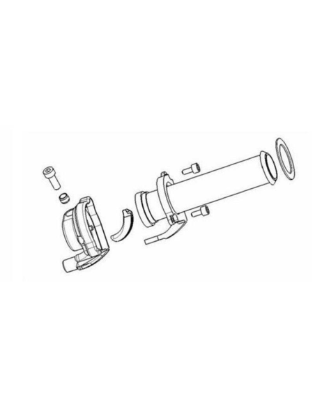 Poignée de gaz pour 50 Zip, Fly et 125 Vespa LX