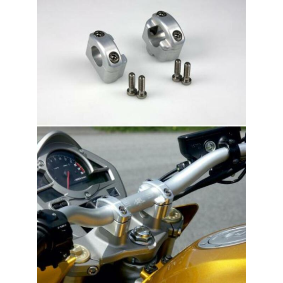 Pontets de guidon Ø28.6mm LSL HONDA, SUZUKI / YAMAHA + 25mm