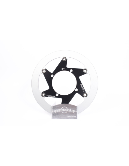 Disque de frein BERINGER Aeronal fonte flottant noir 320mm pour roue en 17 - KT3LGBF