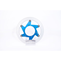 Disque de frein BERINGER Aeronal fonte flottant bleu 320mm pour roue en 17 - S10LGBLF