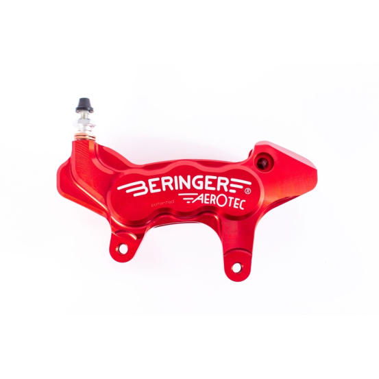 Étrier de frein axial gauche BERINGER Aerotec® 6 pistons diamètre 27mm rouge