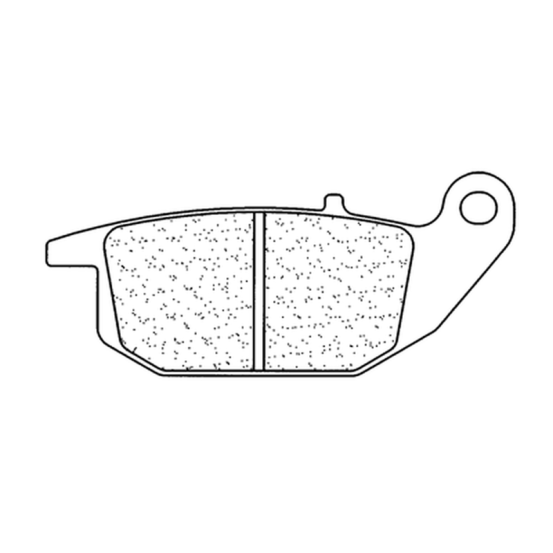 Plaquettes de frein arrière CL BRAKES - RX3 métal fritté route