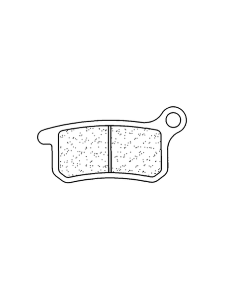 Plaquettes de frein avant CL BRAKES - MX10 métal fritté motocross