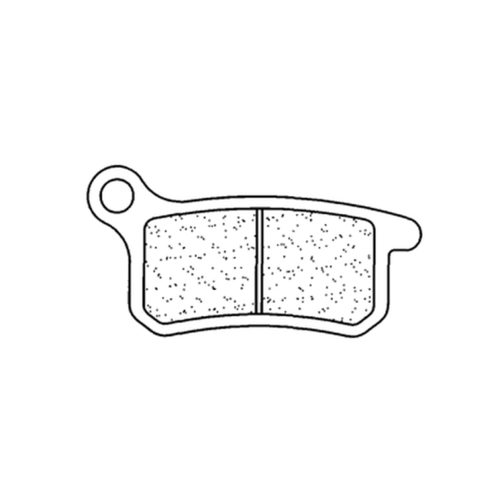 Plaquettes de frein arrière CL BRAKES - X59 métal fritté motocross
