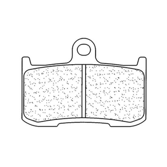 Plaquettes de frein avant CL BRAKES - XBK5 métal fritté route / racing