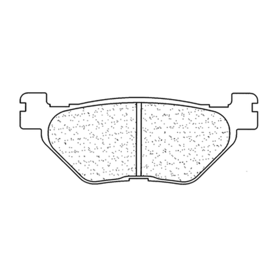Plaquettes de frein arrière CL BRAKES - RX3 métal fritté route