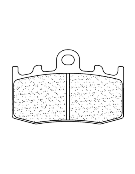 Plaquettes de frein avant CL BRAKES - XBK5 métal fritté route / racing