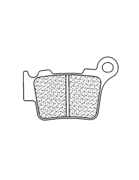 Plaquettes de frein arrière CL BRAKES - RX3 métal fritté route