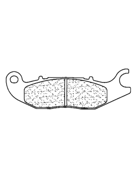 Plaquettes de frein avant CL BRAKES - XBK5 métal fritté route / racing