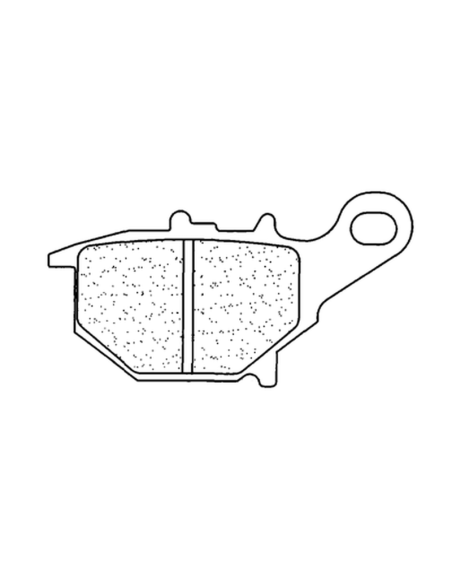 Plaquettes de frein arrière CL BRAKES - X59 métal fritté motocross