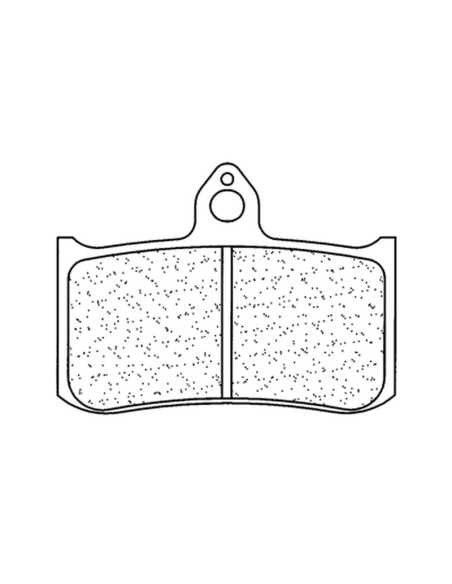 Plaquettes de frein avant CL BRAKES - XBK5 métal fritté route / racing