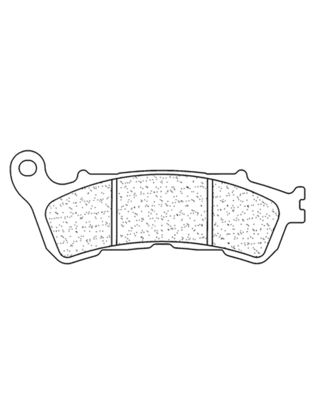 Plaquettes de frein avant CL BRAKES - XBK5 métal fritté route / racing