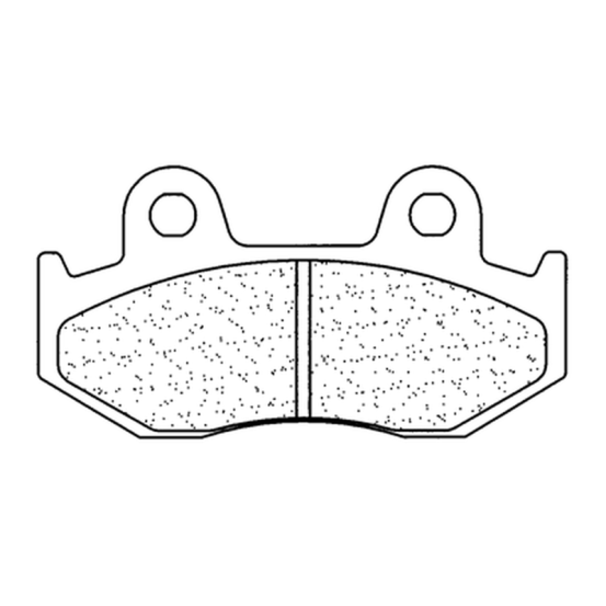 Plaquettes de frein avant ou arrière CL BRAKES - ATV1 métal fritté quad