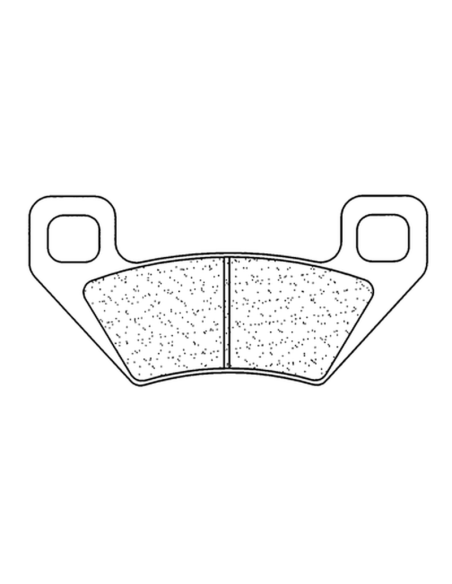 Plaquettes de frein arrière CL BRAKES - X59 métal fritté motocross