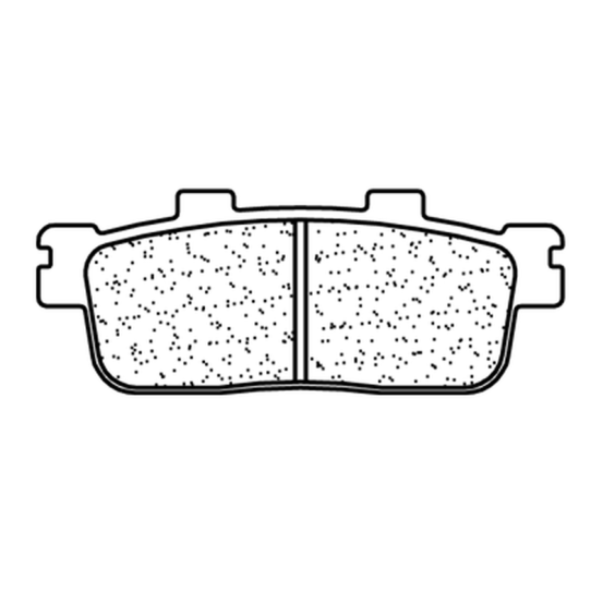 Plaquettes de frein avant ou arrière CL BRAKES - ATV1 métal fritté quad