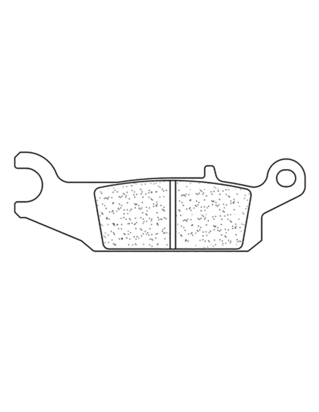 Plaquettes de frein avant ou arrière CL BRAKES - ATV1 métal fritté quad
