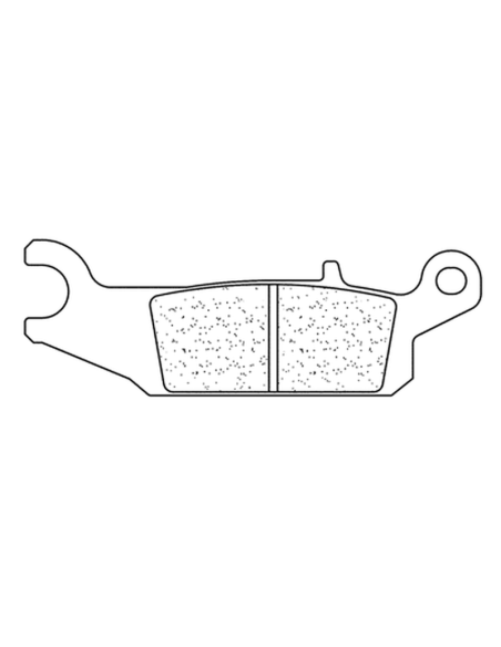 Plaquettes de frein avant ou arrière CL BRAKES - ATV1 métal fritté quad
