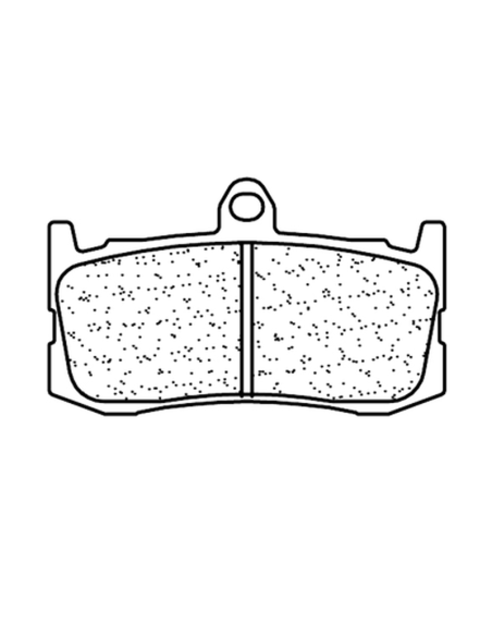 Plaquettes de frein avant CL BRAKES - XBK5 métal fritté route / racing